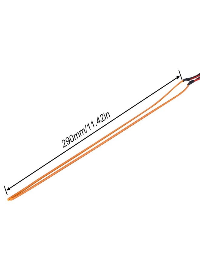 شريط إضاءة LED من AOLTNRC مكون من قطعتين لسيارات التحكم عن بعد، طقم إضاءة مرن قابل للقص، متوافق مع طرازات سيارات الزحف TRX4M SCX24 بمقياس 1/18 و1/24، ملحقات ترقية (قطعتان باللون الأرجواني) - Image 5